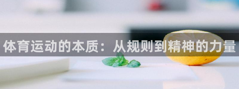 oety欧亿体育官网下载：体育运动的本质：从规则到精